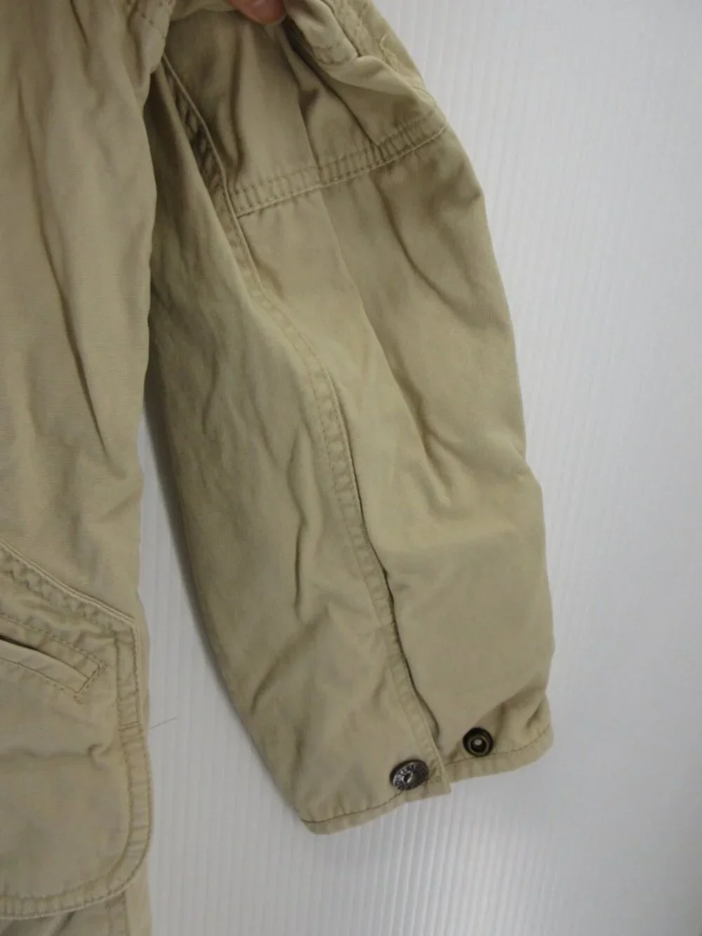 VTG Timberland Jacket Small Weathergear Barn Chore Leather Collar * - Picture 3 of 16